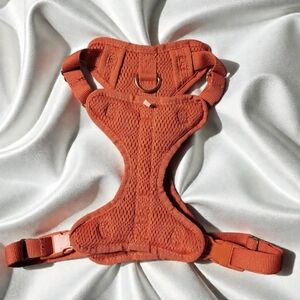 Dog Pup Training Multi-Clip Eco-Friendly Awoo Huggie Harness Spicy Orange Red